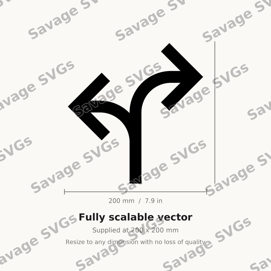 Fork In The Road Arrow