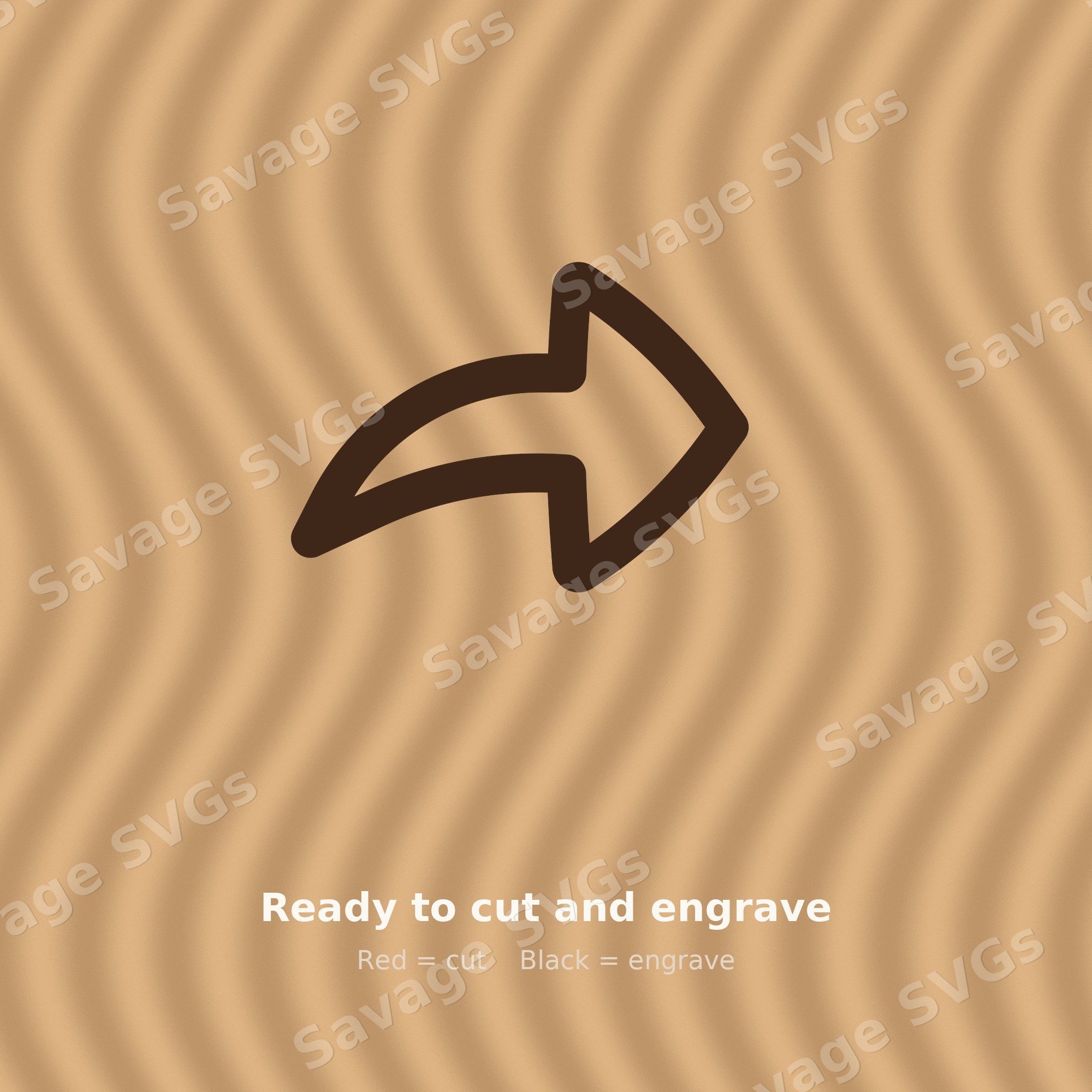 Curved Forward Arrow