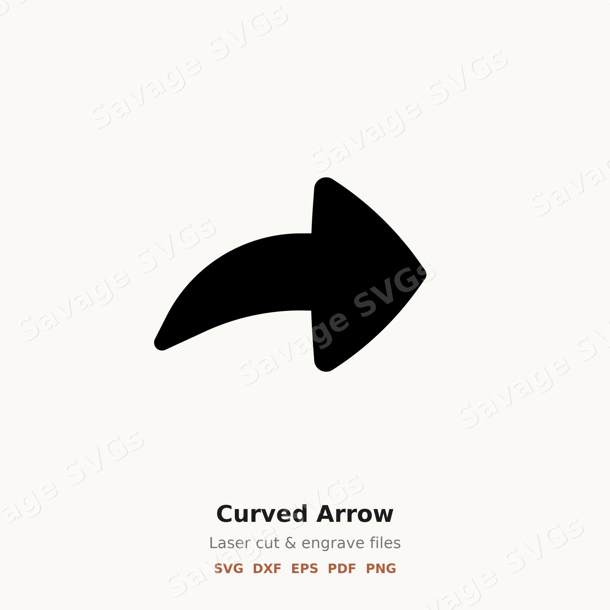 Curved Arrow