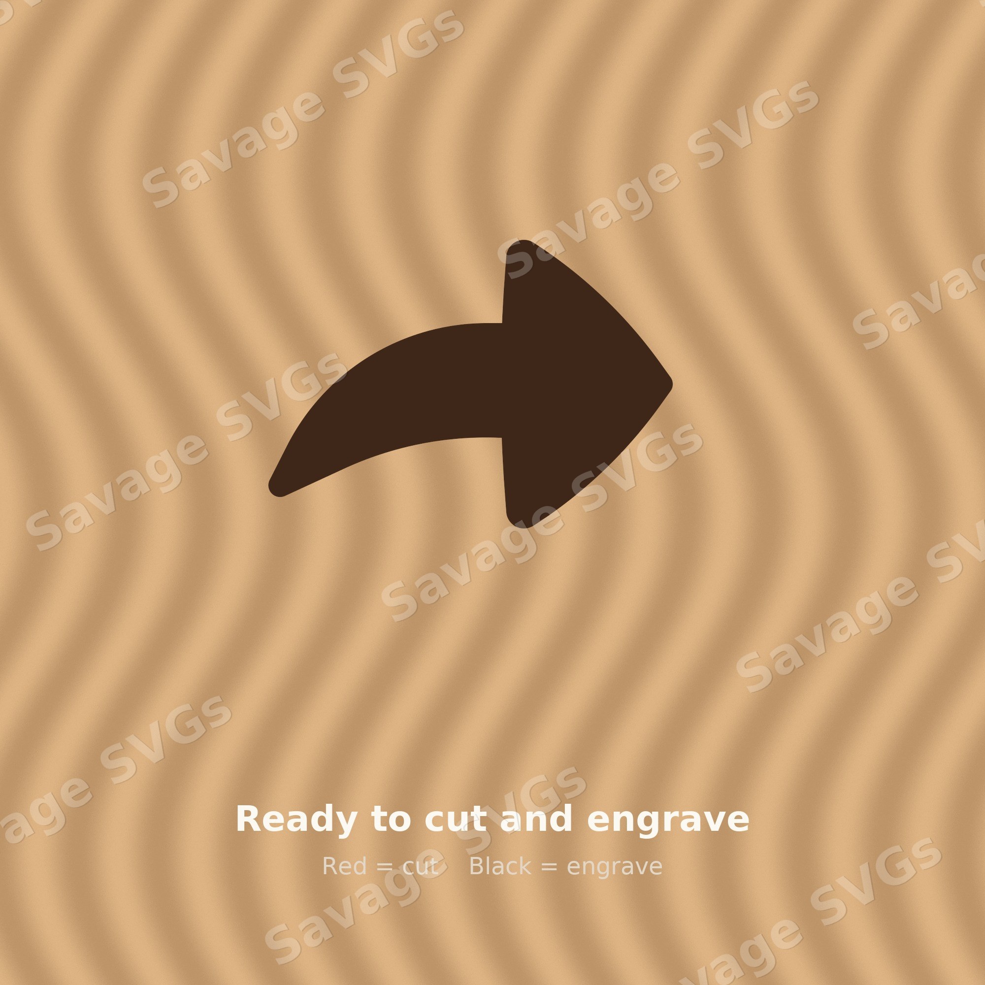 Curved Arrow