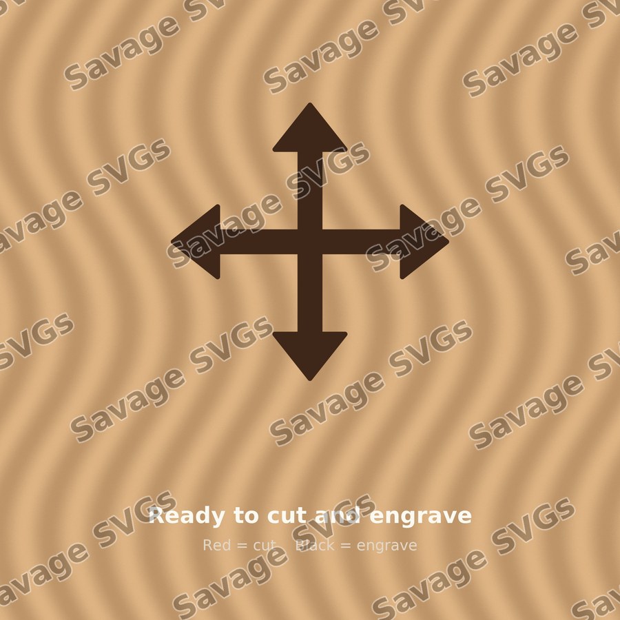 Four Way Move Arrow
