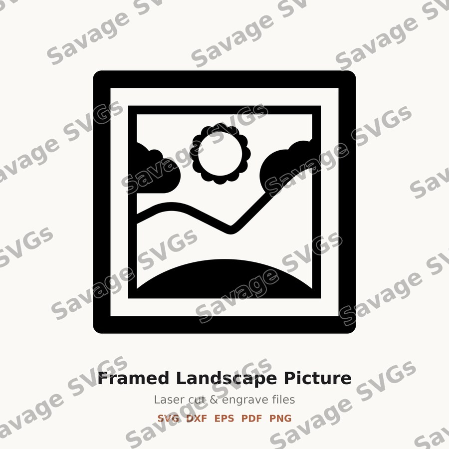 Framed Landscape Picture