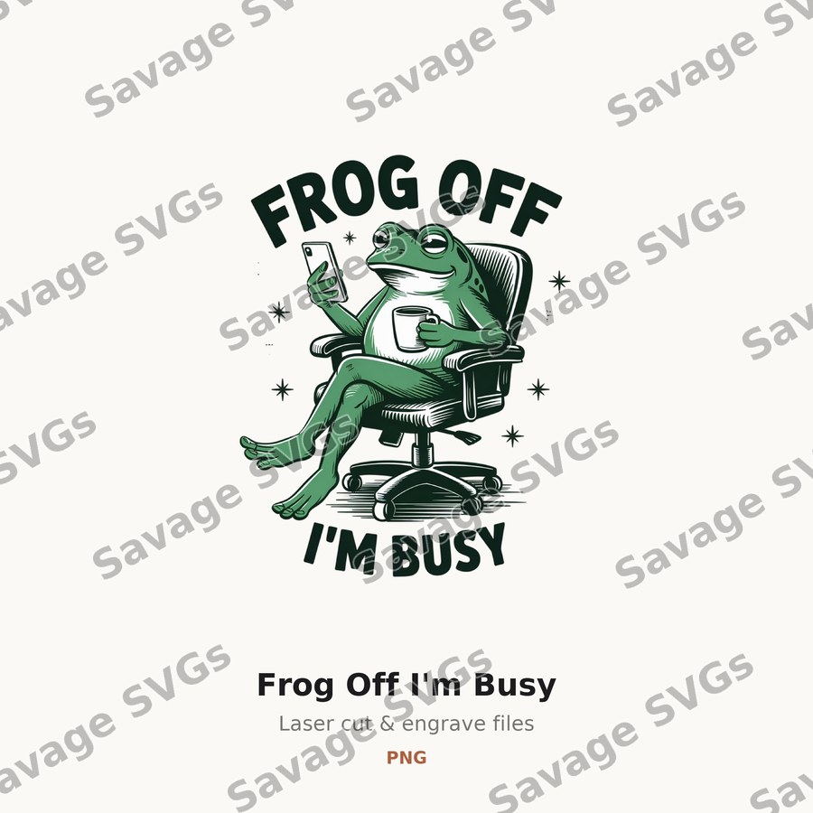 Frog Off I'm Busy