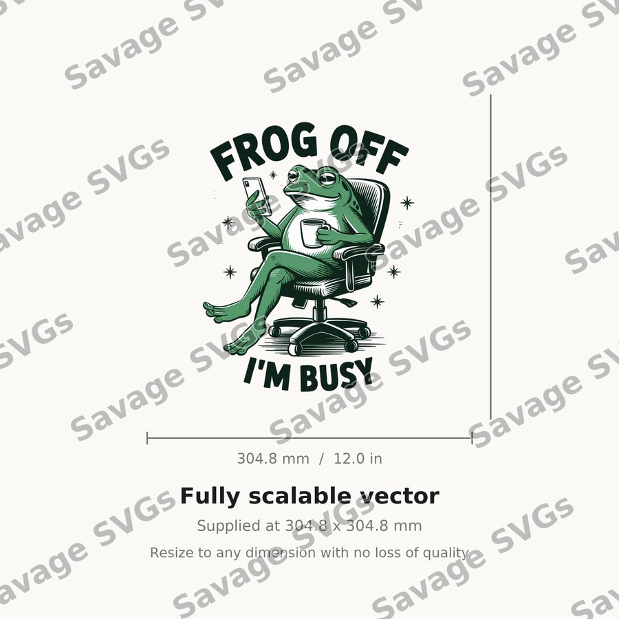 Frog Off I'm Busy