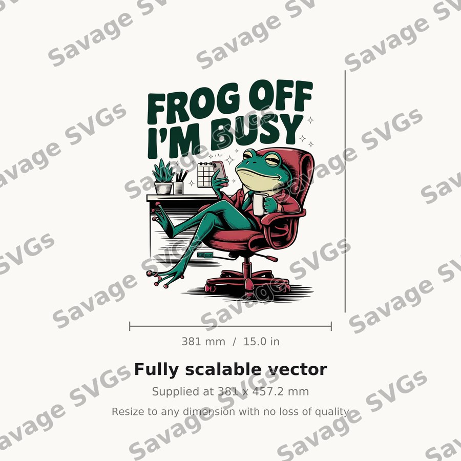 Frog Off I'm Busy