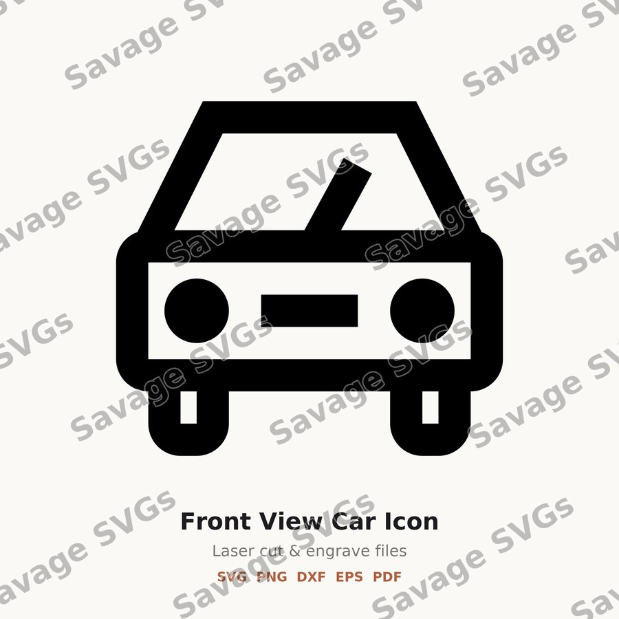 Front View Car Icon