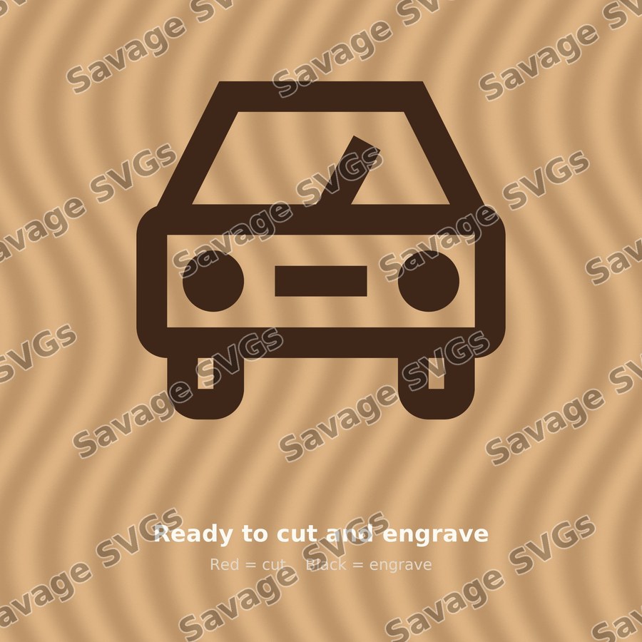 Front View Car Icon
