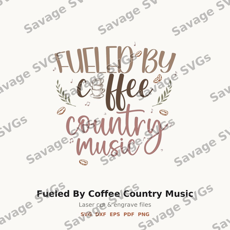 Fueled By Coffee Country Music