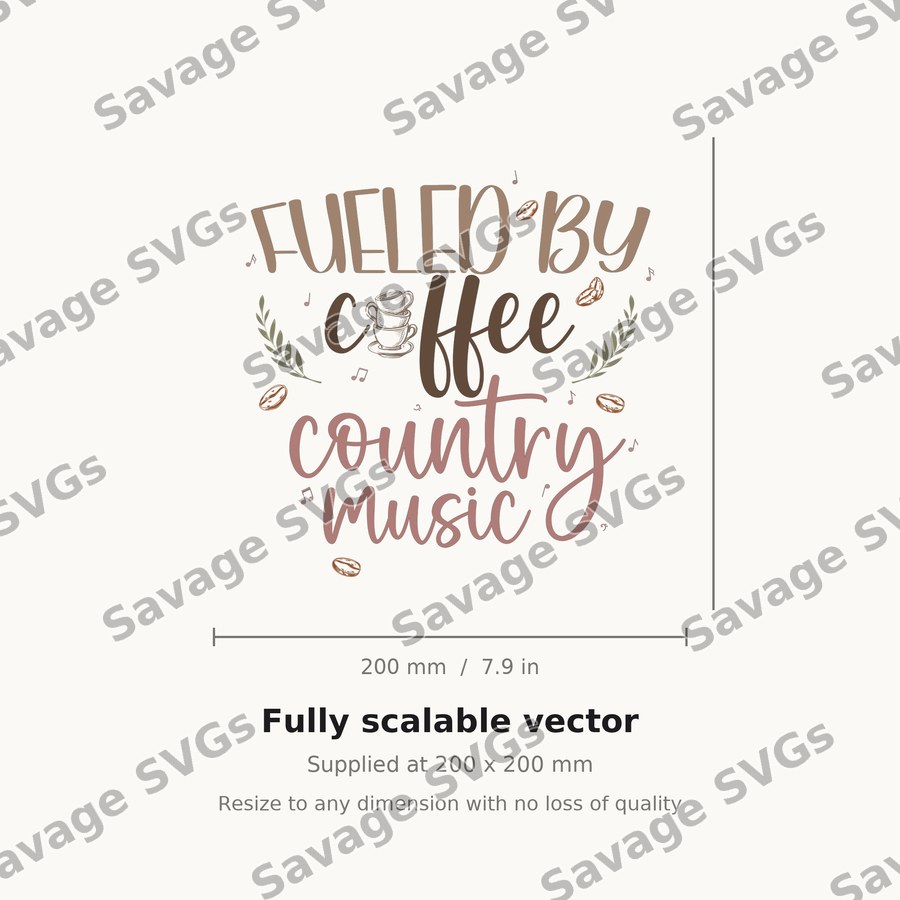 Fueled By Coffee Country Music