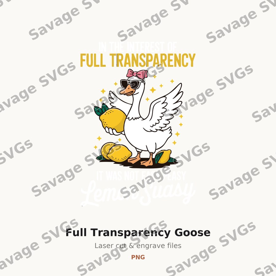 Full Transparency Goose