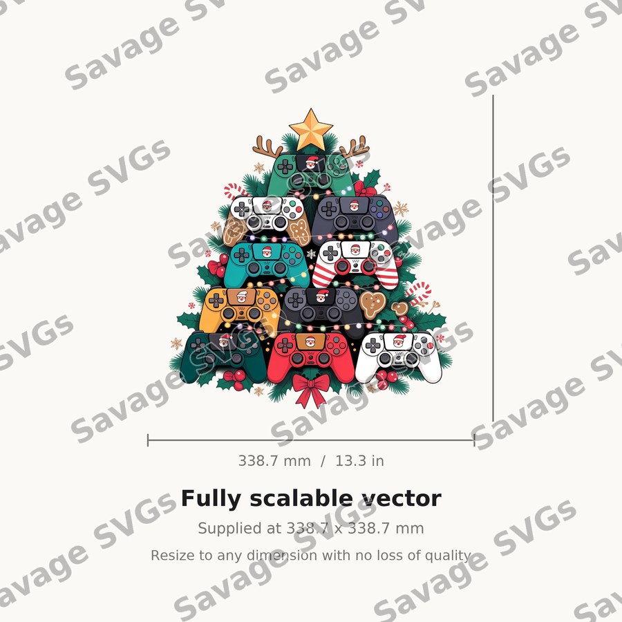 Game Controller Christmas Tree