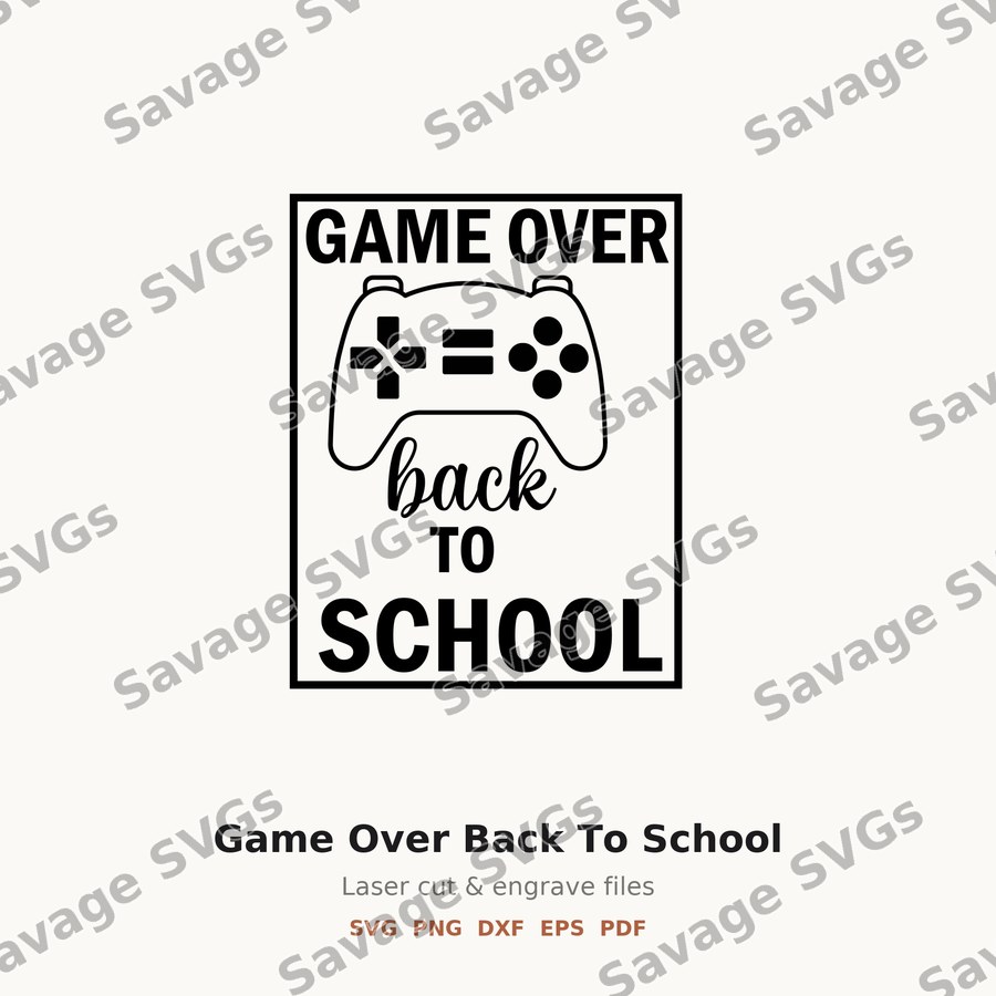 Game Over Back To School