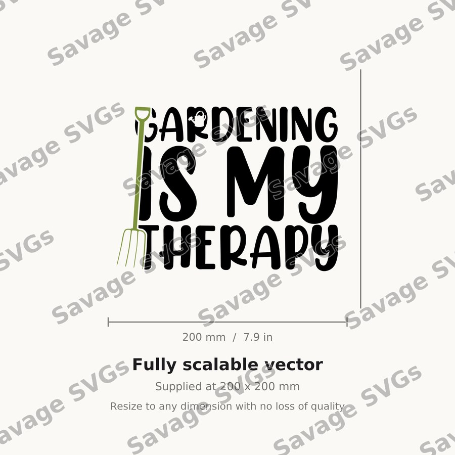 Gardening Is My Therapy