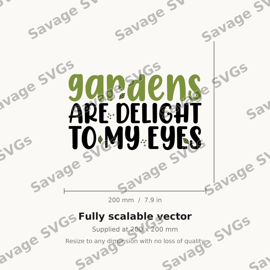Gardens Delight Quote