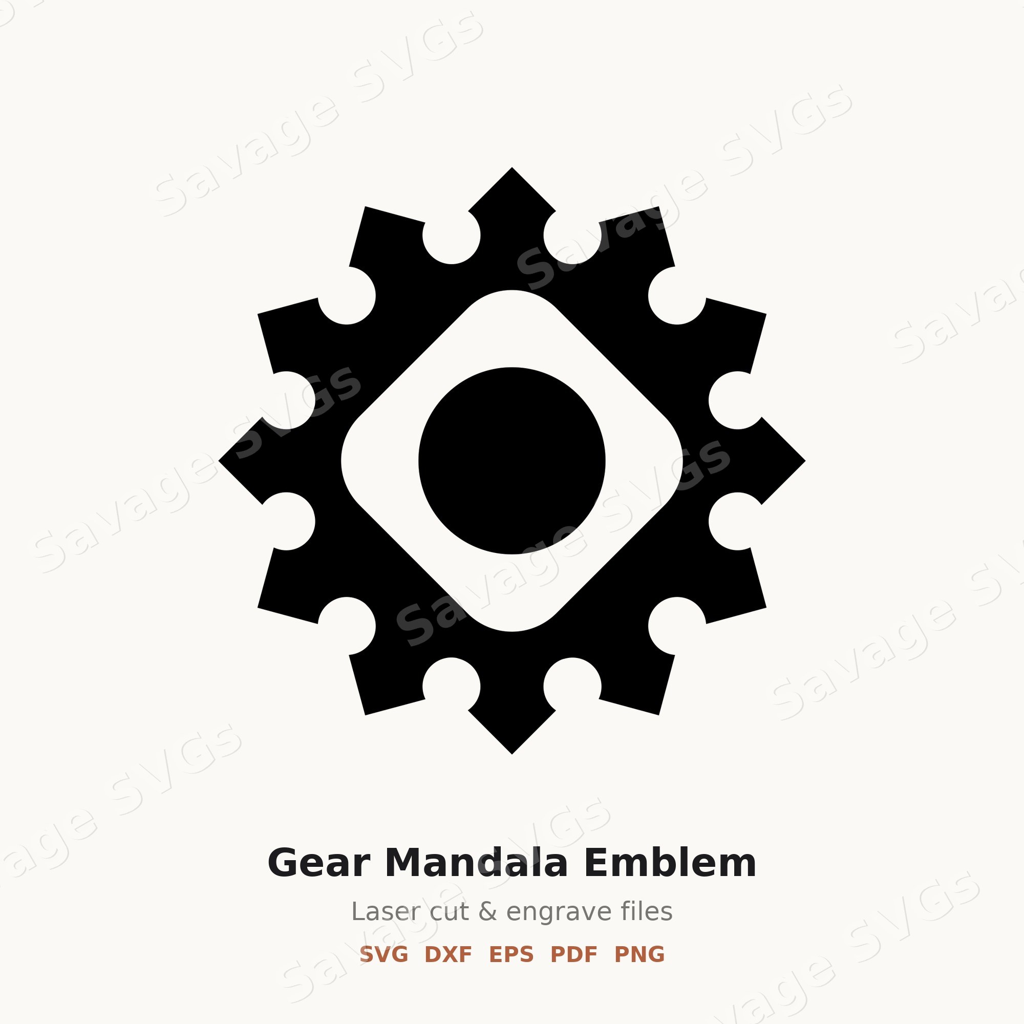 Gear Mandala Emblem