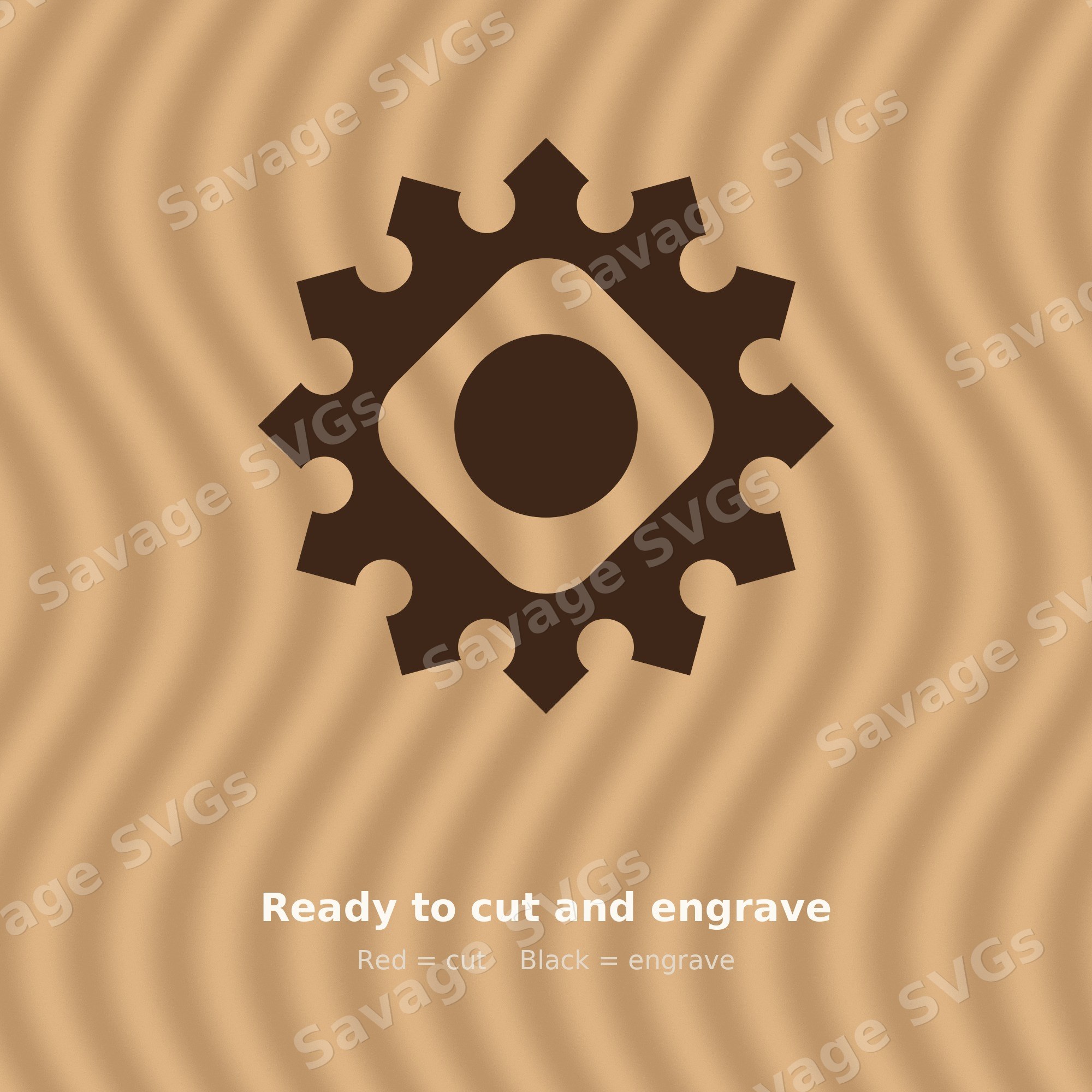 Gear Mandala Emblem