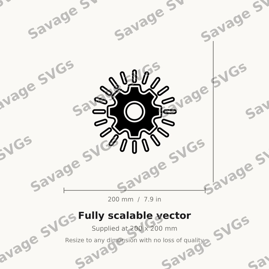 Gear Settings Icon