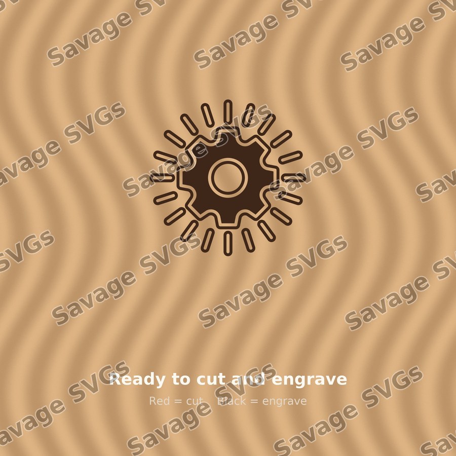 Gear Settings Icon