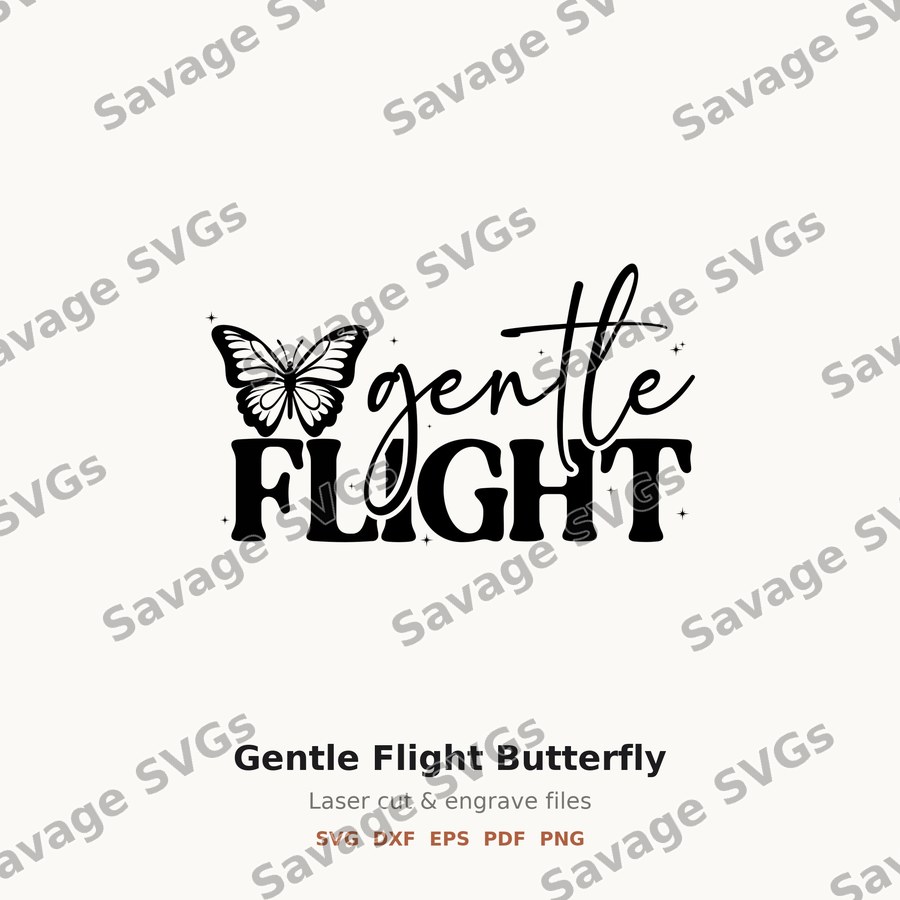 Gentle Flight Butterfly