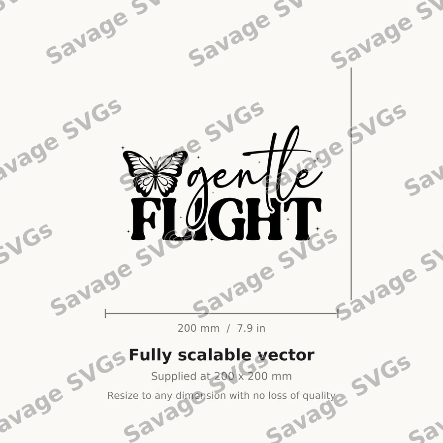 Gentle Flight Butterfly
