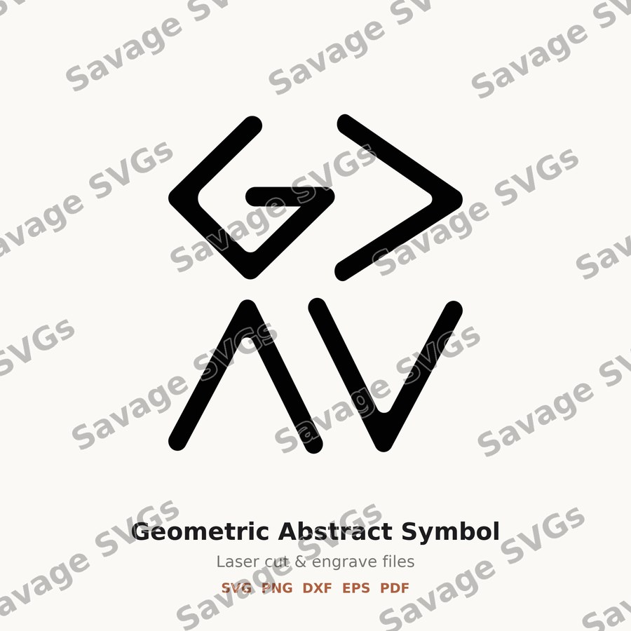 Geometric Abstract Symbol