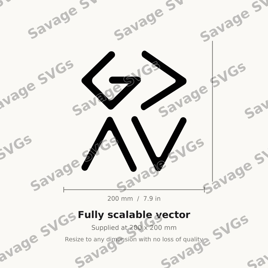 Geometric Abstract Symbol