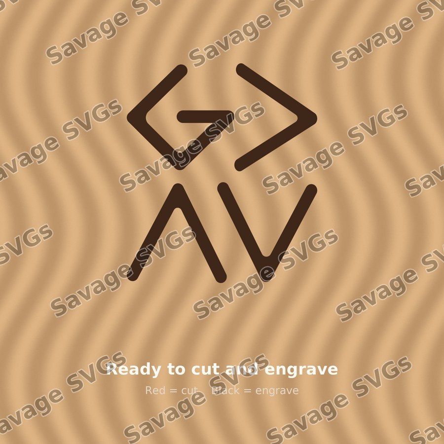 Geometric Abstract Symbol