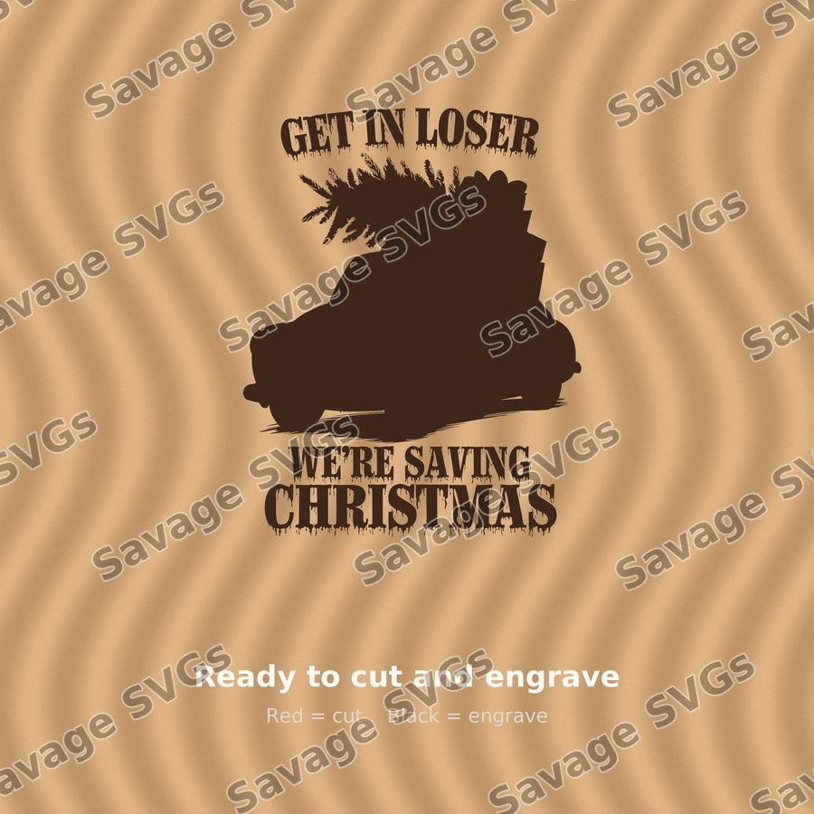 Get In Loser Skeleton Christmas