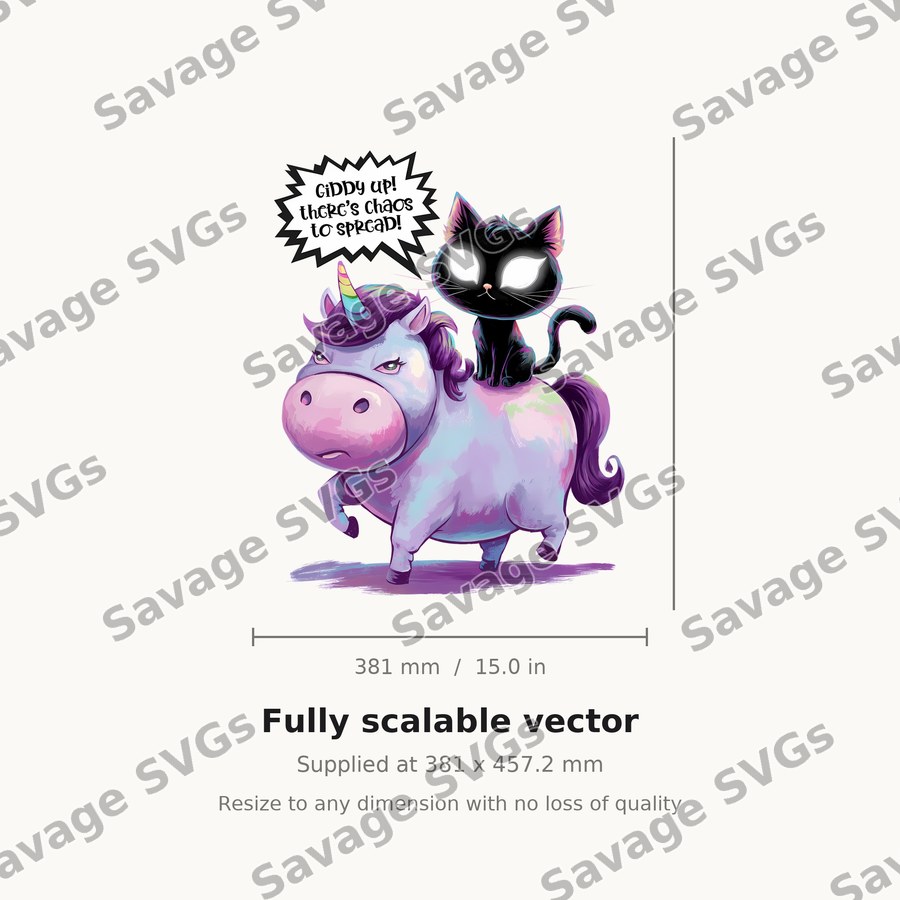 Giddy Up Chaos Unicorn
