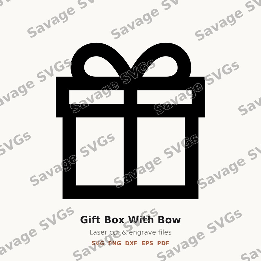 Gift Box With Bow