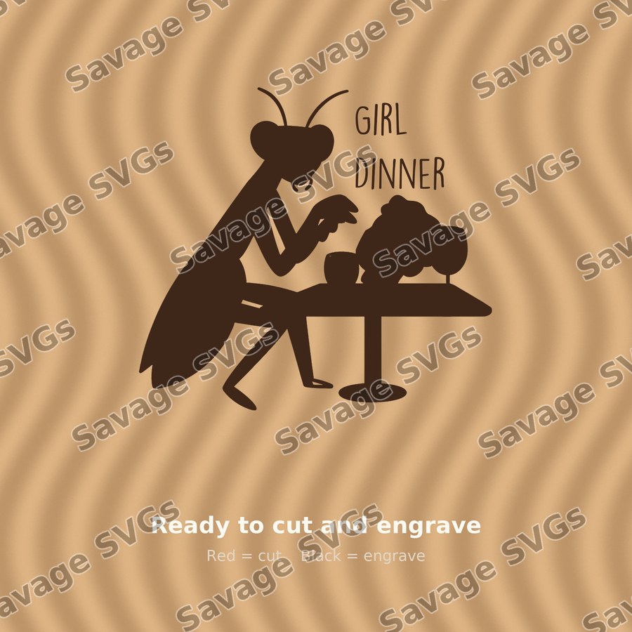 Girl Dinner Praying Mantis