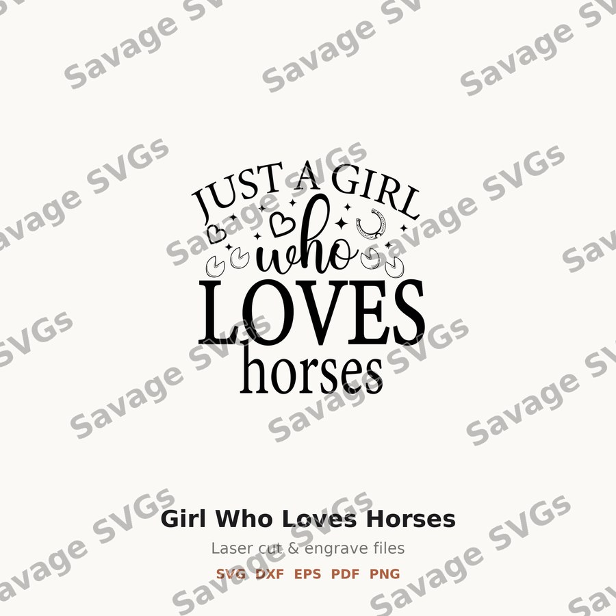 Girl Who Loves Horses