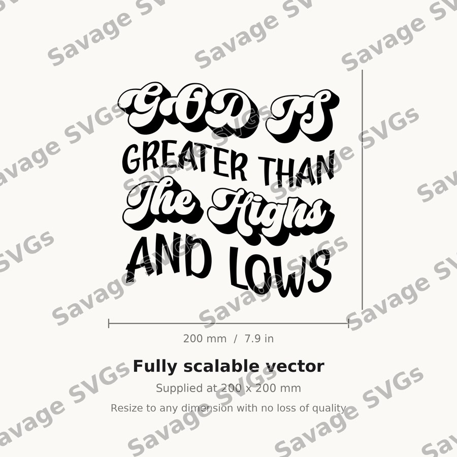 God Is Greater Than The Highs And Lows