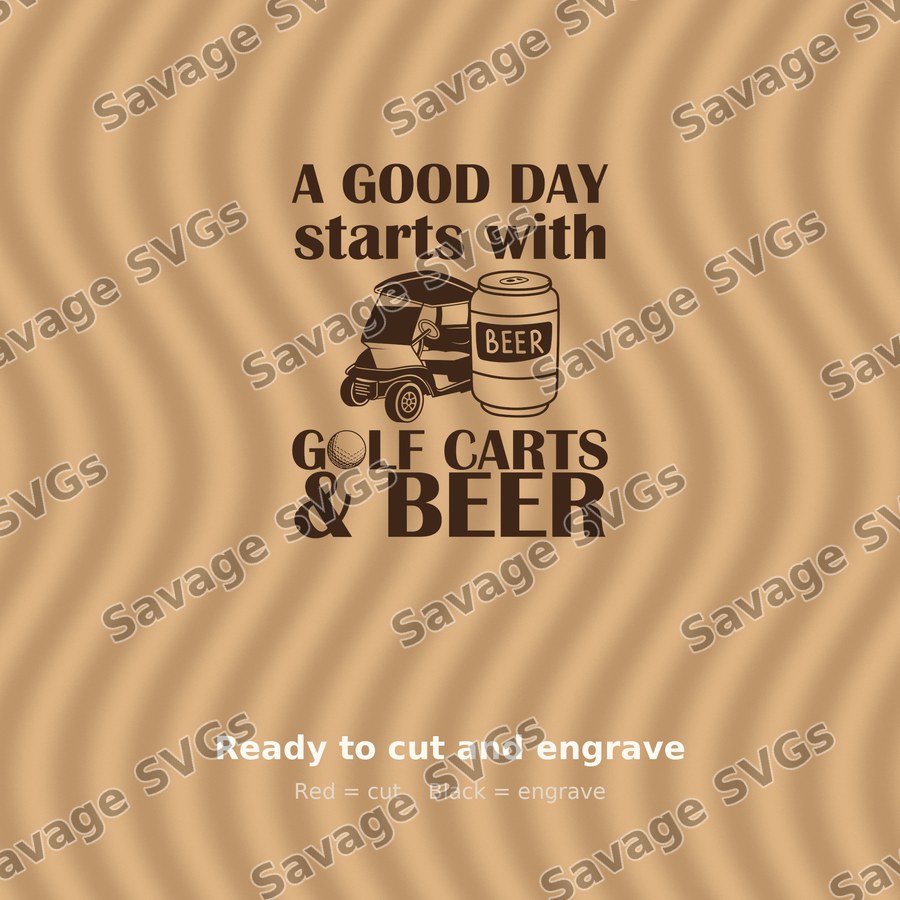 Golf Carts And Beer