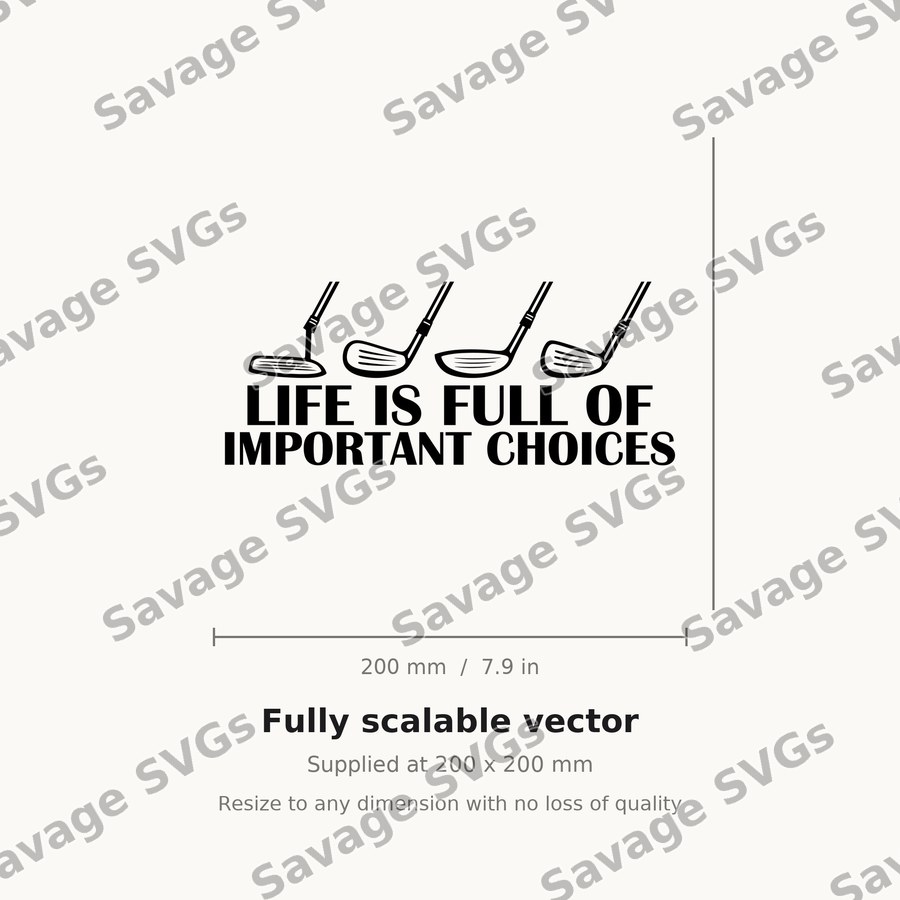 Golf Choices Quote