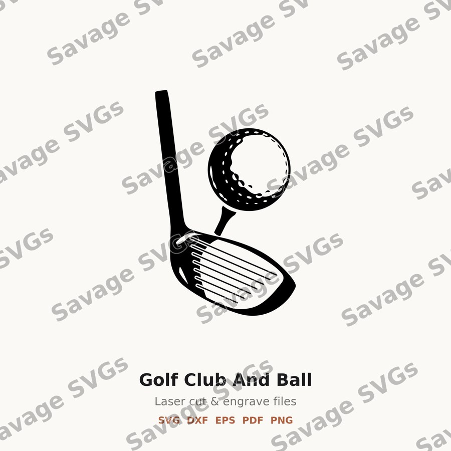 Golf Club And Ball