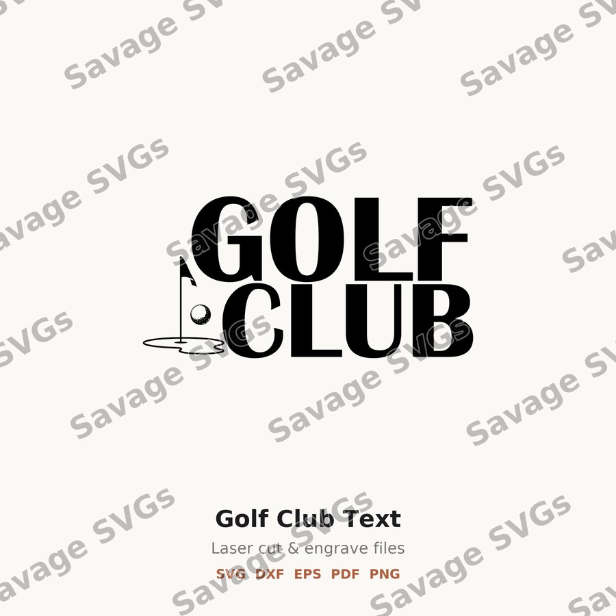 Golf Club Text