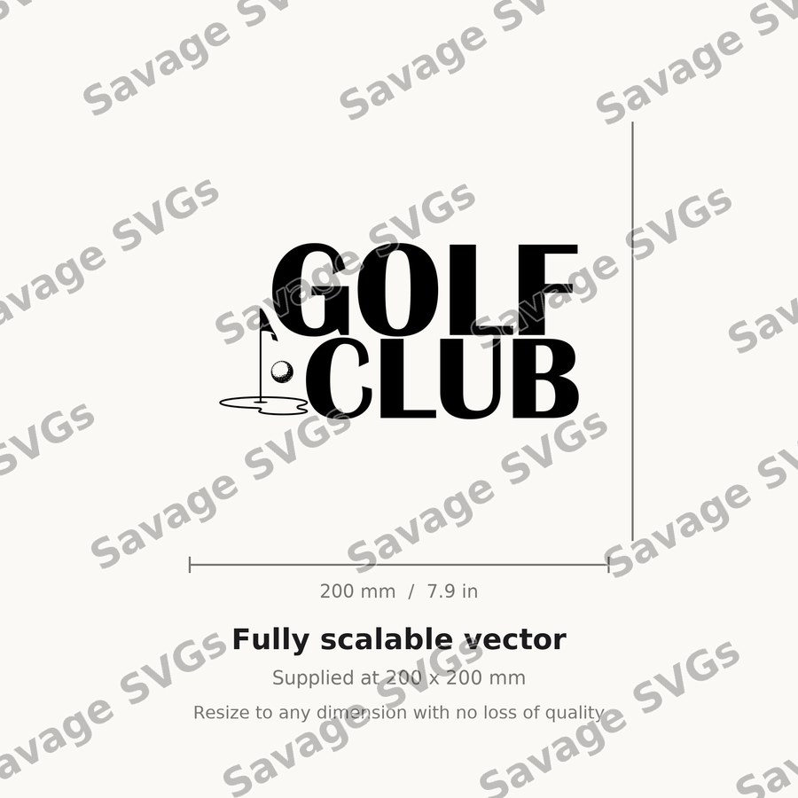 Golf Club Text