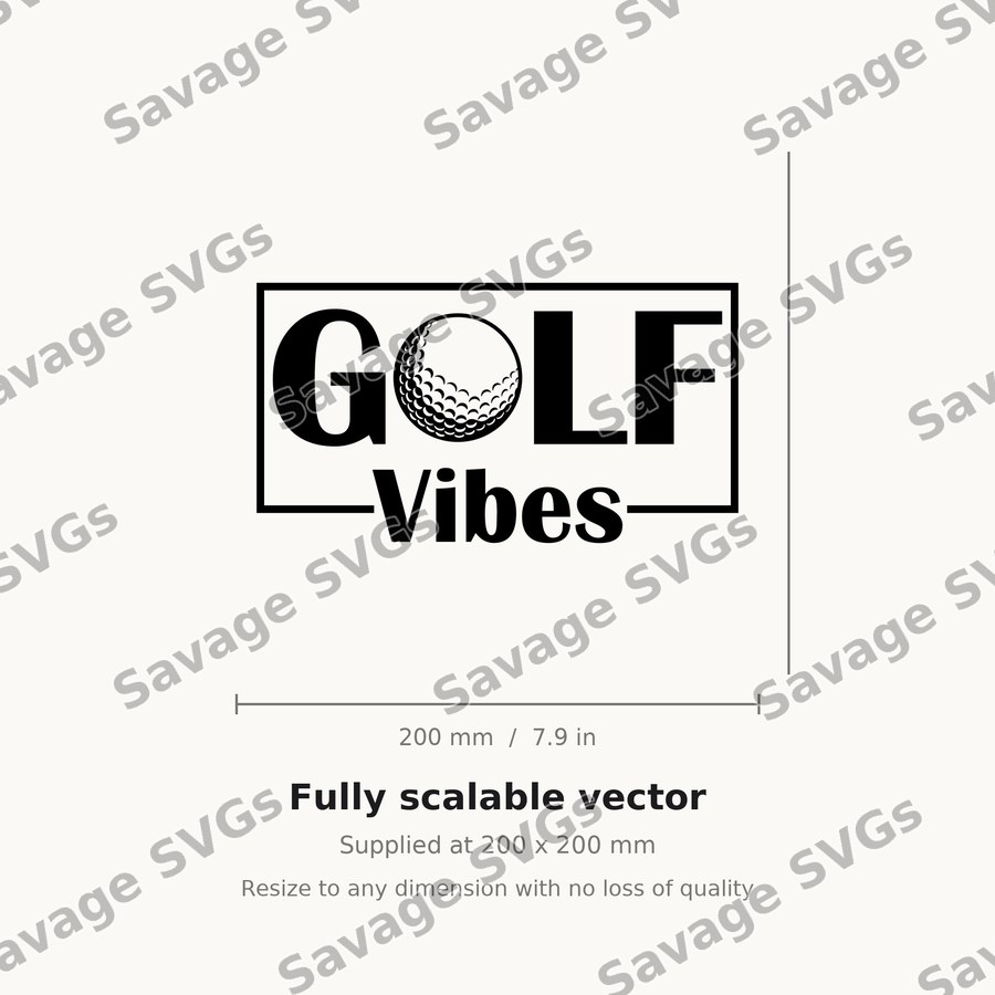Golf Vibes Sign