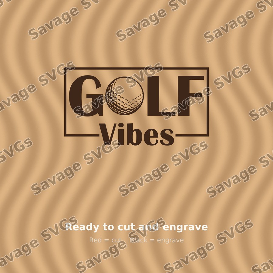 Golf Vibes Sign