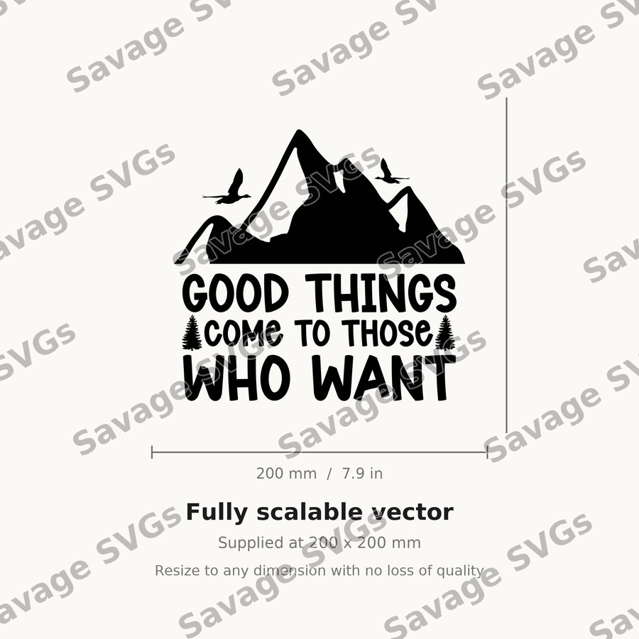 Good Things Mountain Quote
