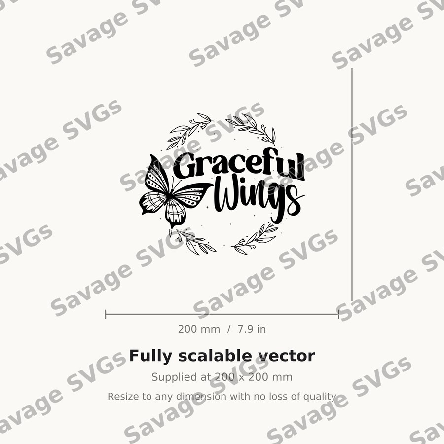 Graceful Wings Butterfly
