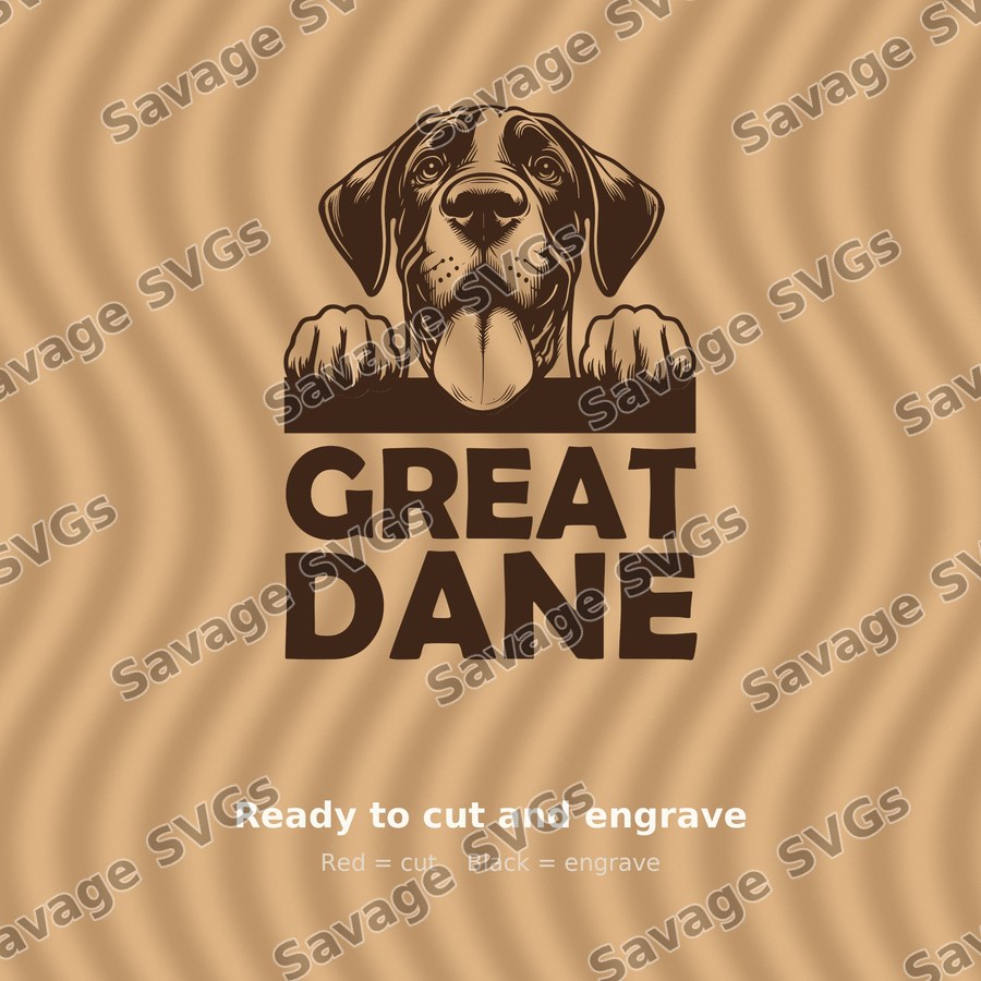 Great Dane Peeking