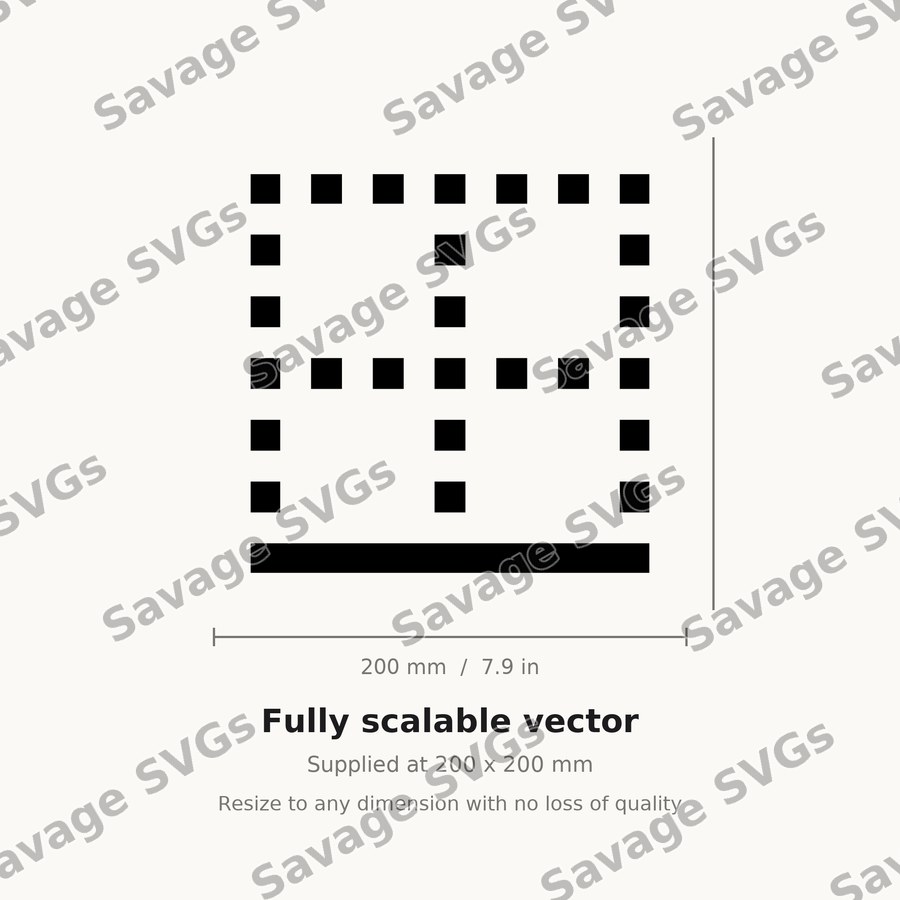 Grid Border Pattern