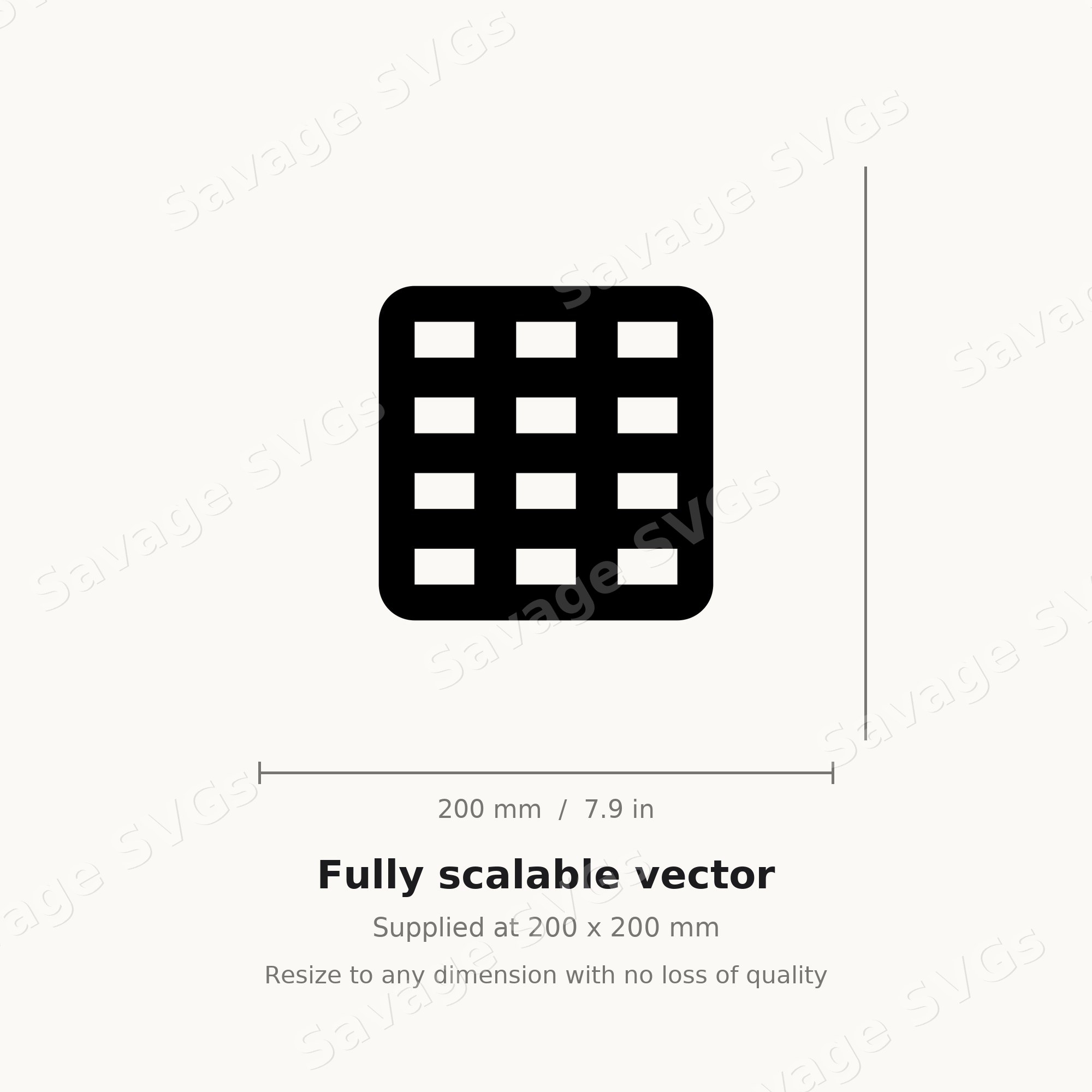 Grid Table Icon