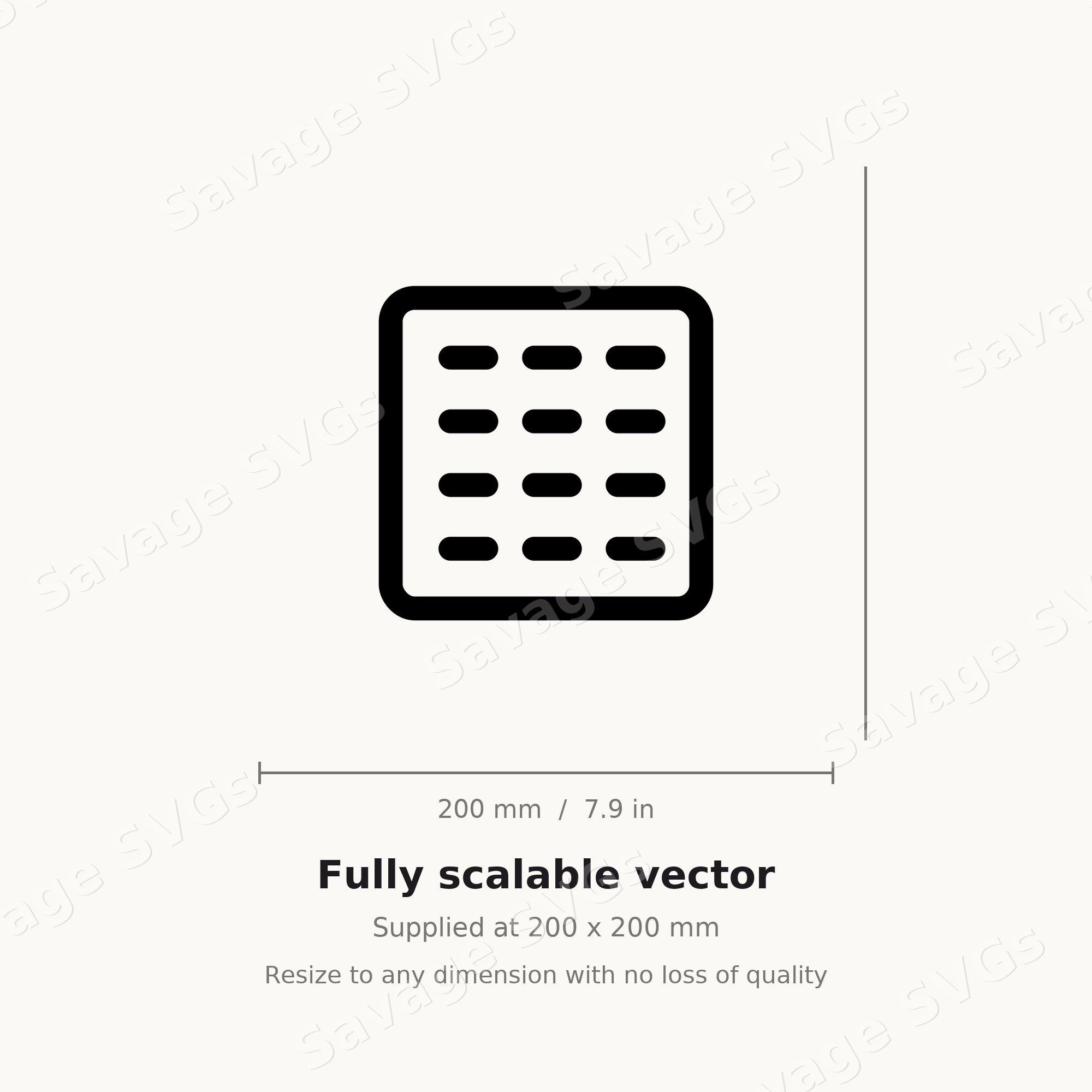 Grid Table Icon