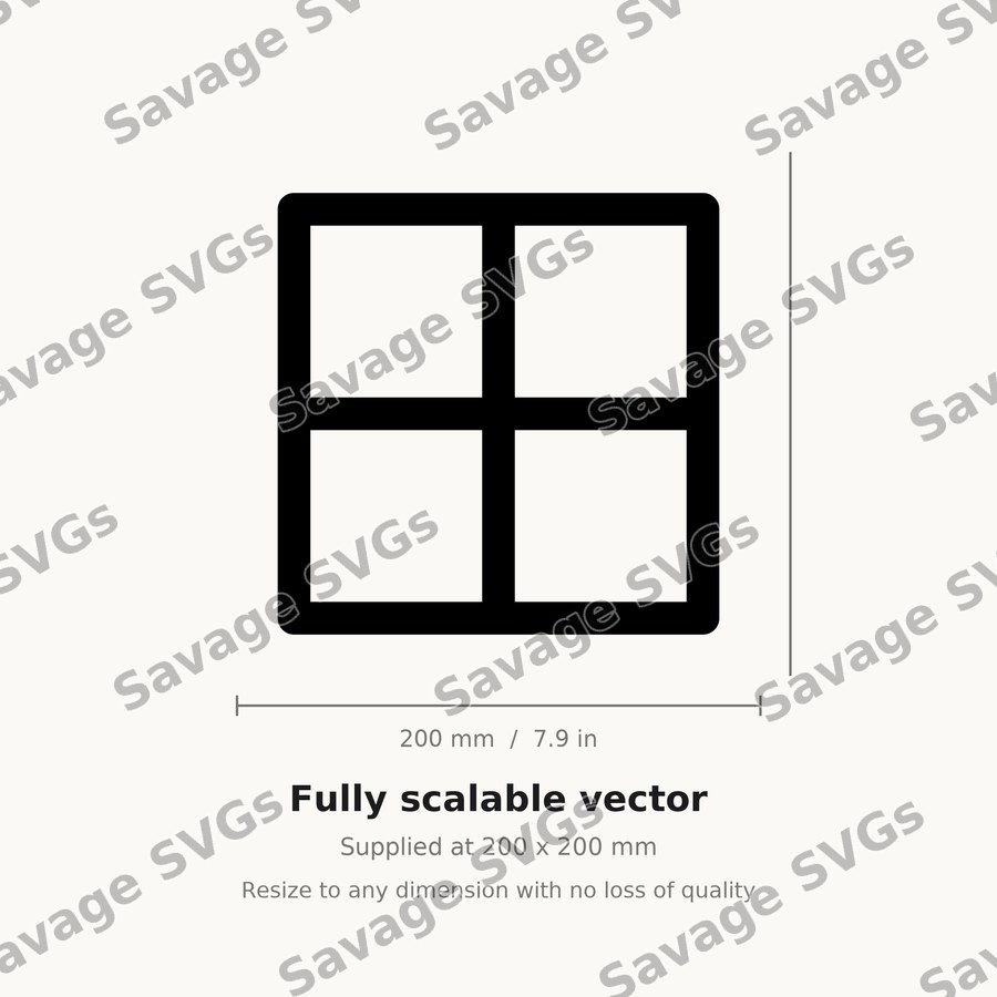 Grid Window Icon