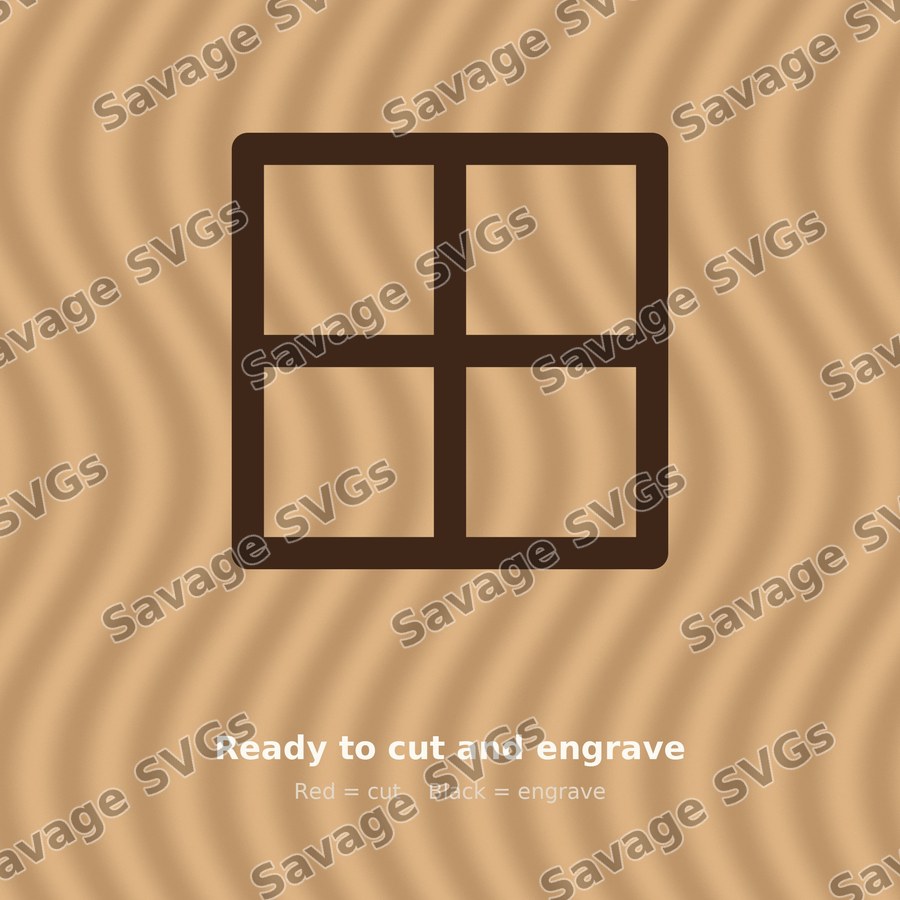 Grid Window Icon