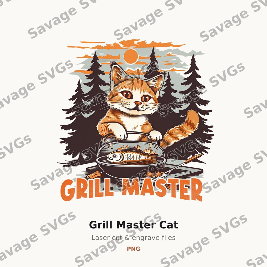 Grill Master Cat