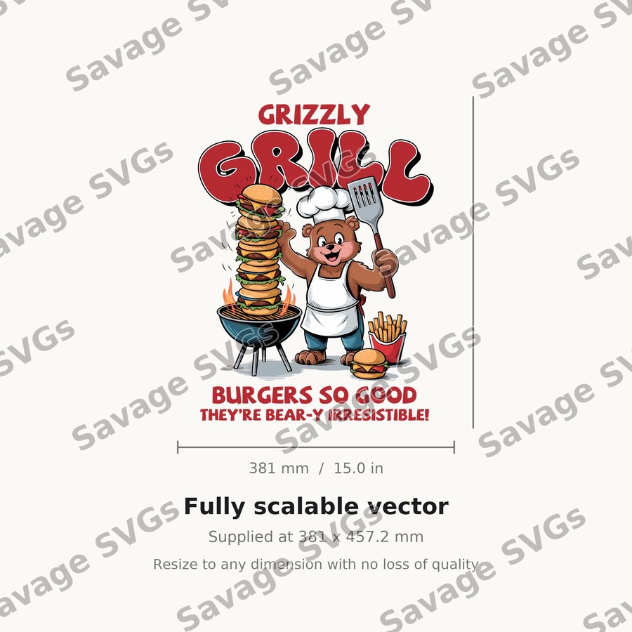 Grizzly Grill Bear